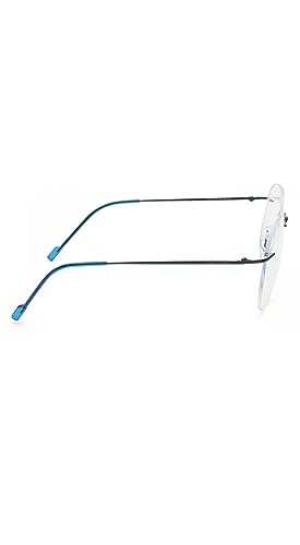 Image of Jodykoes Premium Rimless Frame for Women and Men: Stylish Aviator Spectacle Eyeglasses with Anti-Glare Coating
