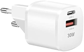 Ładowarka USB C 30 W, cshare GaN USB C Mini zasilacz PPS PD 3.0 wtyczka ładująca szybka ładowarka do Google Pixel 7 Pro, iPhone 14/14 Pro Max/13, Google Pixel 7/7 Pro/6/6 Pro/6a/Pixel 5, Galaxy S22