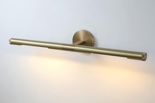 Image of 30 Inch Hardwired Brass Picture Lights for Wall, Modern Wall Art Light, Wall Light for Pictures, Painting Light (Bulb Included)