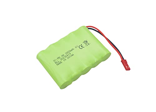ZYGY 2PCS 6.0V 2800mAh AA Batería de Carga con Enchufe JST-2Pcon Cable de Carga USB para la Nueva Excavadora Huina 540 Dump 520 RC y la Excavadora 510 540 Toy Remote Vehicle - imagen 8