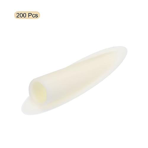Image of MECCANIXITY 9mm Plastic Pocket Plugs, Wood Plugs Covers Slant Hole Caps for Pocket Hole Jig Working Tool Accessories, Beige Pack of 200