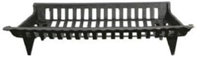 CG27 27 in. Cast Iron Fireplace Grate, Black