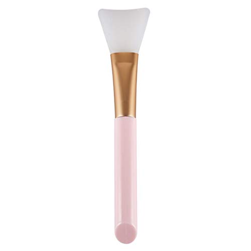 Preisvergleich Produktbild Sunnyflowk Beruf Glatte Silikon-Gesichtsmaske Pinsel DIY Schablonen-Haut-Gesichtspflege Misch Schlamm-Bürsten-Kosmetik Schönheit Make-up-Tool Essential (Pink)