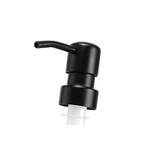 GMISUN Gold Soap Dispenser, 2 Pack Matte Black Glass Bathroom Hand Soap Dispenser with Rustproof Golden Pump, 17 Fl Oz Kitchen Hand and Dish Soap Dispensers Set, Modern Liquid Soap Lotion Bottle
