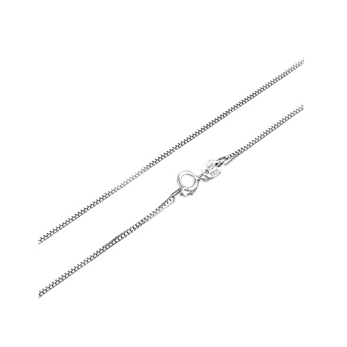 Chaîne en argent pour femme anti-noircissement maille solide