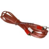 Câbles d'interconnexion audio coaxiaux Raptor RCA R2 pour brancher une platine vinyle