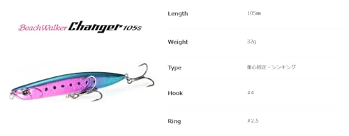 デュオ ビーチウォーカー チェンジャー105S MCC0803