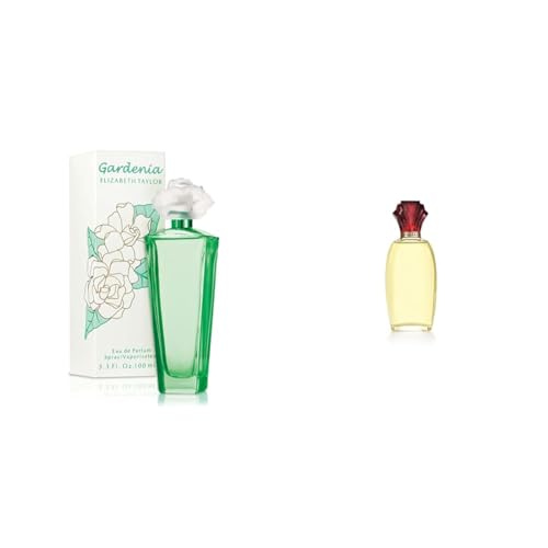 Elizabeth Taylor Women’s Perfume, Eau de Parfum Spray, Gardenia, 3.3 Fl Oz & Paul Sebastian DESIGN Perfume For Women, Day & Night Soft Floral Fragrance Spray, 3.4 oz