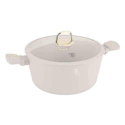 BERLINGER HAUS Pentola con rivestimento in titanio e coperchio 28 cm Sahara Collection | Alta qualità e facile da pulire