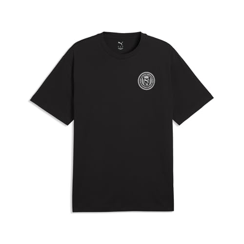 T-Shirt Mixte Puma Graphics Relaxed Badge Tee en Coton Confortable