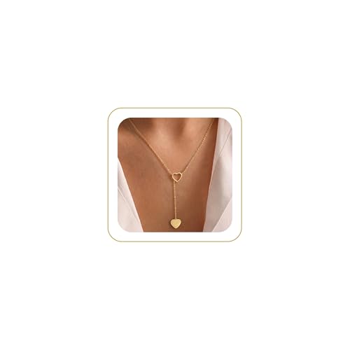 Image of Tewiky Dainty 14k Gold Plated /Silver Cubic Zirconia Necklaces for Women
