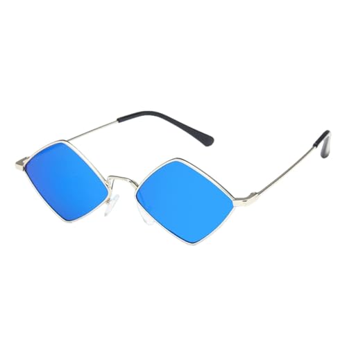 Lunettes de soleil femmes irrégulières en alliage rétro chic