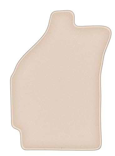 Tapis de voiture beige antidérapant en velours pour Daewoo Matiz