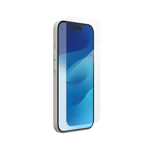 Image of ZAGG Glass Elite Anti-Glare iPhone 15 Screen Protector - 5X Stronger with Reinforced Edges, Scratch & Smudge-Resistant Surface, Matte Finish, InvisibleShield, Easy to Install