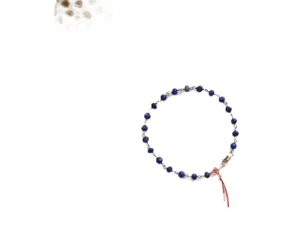 Bracelet lapis lazuli perles bleues de 3mm le cadeau idéal pour un être cher