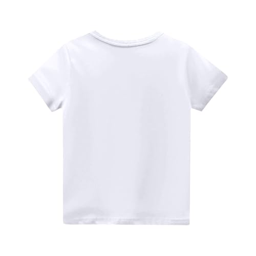 Toddler Back to School Shirt Kids Boys Girls First Day of Preschool Tshirt Youth Cute Graphic Tee (a-White, 10-11Years)2