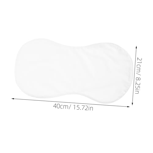 KESYOO 3Pcs Heat Transfer Burping Cloths for DIY Sublimation Double Blank Design Soft Absorbent for Newborns for Custom Patterns2