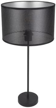 FABRILAMP Sobremesa Alto Anastasia 1xe27 Negro/negro-plata 60x30x30 Cm
