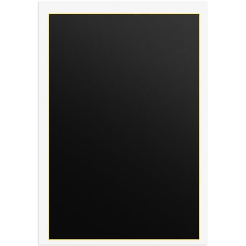Isslly Laser Engraving Marking Paper, 39 x 27 cm Laser Color Engraving Paper for Metal, Glass, Ceramics - Black (1PCS)