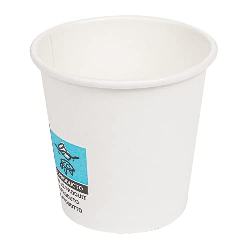 García de Pou 50 Unités - Gobelets Boissons Chaudes 1 Paroi 'Espresso' 55 ml 230 plus 18 Pe g/m2, Ø 5/3,5 x 4,9 cm Blanc Carton