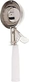 Winco ICD-6 No.6 Ice Cream Disher with Plastic Handle, White