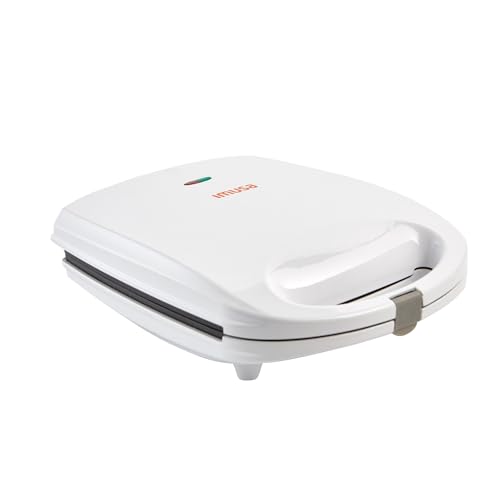Image of Imusa USA GAU-80300 4 Slot Electric Arepa Maker with Nonstick Surface (1,200-Watts), White