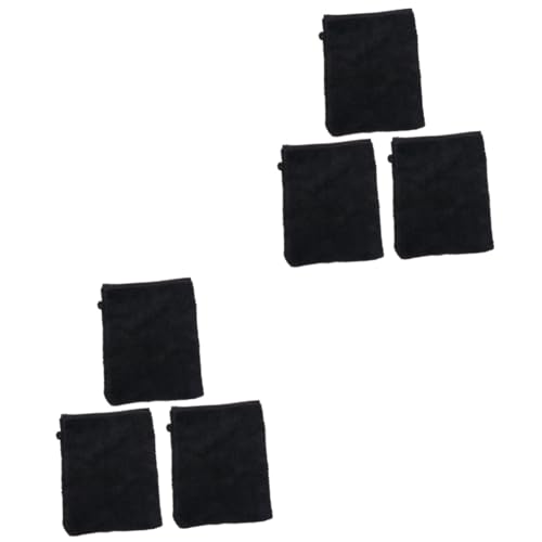 minkissy Luvas De Fibra Para Removedor De Maquiagem 6 Peças Toalhas Para O Corpo Limpador Em Pó Luva