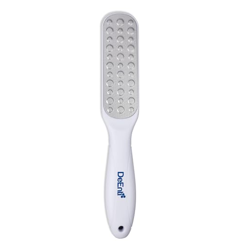 Image of DeEnti Metal Foot File, Professional Grade Stainless Steel, Salon Quality Callus Remover, Lightweight Foot Scrubber, Home Manicure and Pedicure Tools