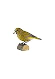 holz vogelhaus wetterfest machen  Wildlife Garden Dekovogel Holzvogel - Grünfink - Handgeschnitzt