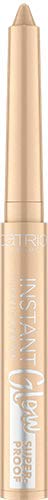 Catrice Instant Glow Highlighter Pen, Augen-Highlighter, Nr. 010 Gold Rush, gold, sofortiges Ergebnis, strahlend, schimmernd, wasserfest, Nanopartikel frei, ohne Parfüm (1,6g)