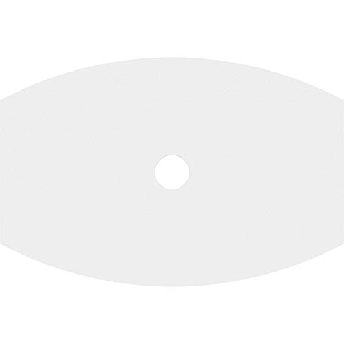 Image of Ekena Millwork CMP30X20KY-03000 Kailey Architectural Grade PVC Contemporary Urethane Ceiling Medallions 30 inchW x 20 inchH x 3 inchID x 16 1 /4 inchC x 1 inchP