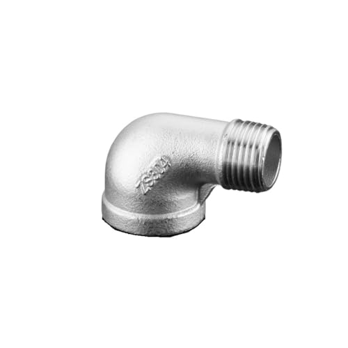 Te de acero inoxidable G3/4 a G1/2 para fontanería de cocina y baño