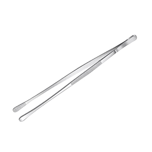 PHENOFICE Ergonomic Food Tongs Bbq Grill Tong for Outdoor Cooking Camping Toast Serving Heat Resistant Handle Easy to Clean Kitchen Tool for Home and Restaurant