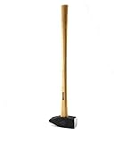 schwarz lackiert Vorschlaghammer Schlosserhammer Hammer 5kg Schlagwerkzeug Holzstiel