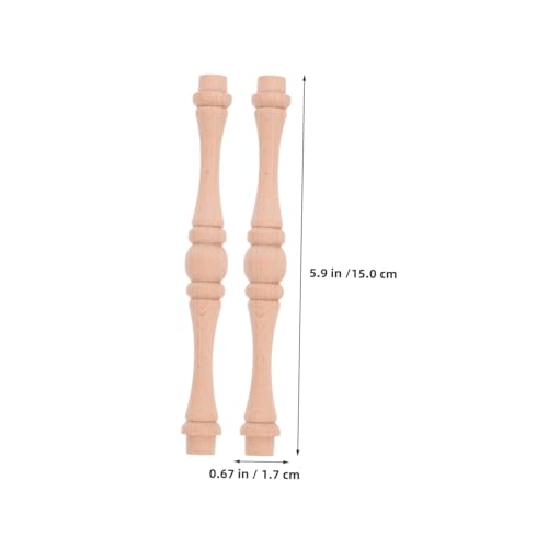 Columnas de madera para escaleras y decoración de muebles en cocinas pack de 25 2