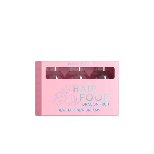 UNIIKON - Hair Food Set - Cuidado Capilar Nutritivo y Reparador - Sublima, Revitaliza y Transforma el Cabello - 3 Ampollas de 12 ml