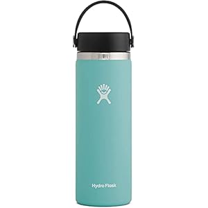 HYDRO FLASK – Waterfles van 591 ml – Vacuüm Geïsoleerde Roestvrij Stalen Drinkfles met Lekvrije Flex Cap en Handgreep – Dubbelwandige Herbruikbare Fles – BPA-vrij – Brede Opening – Alpine