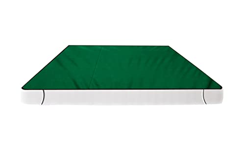 Image of The Furnishing Tree Mattress Protector /Waterproof Bedsheet Size WxL 60x75 Inches Queen Size Polyester Green