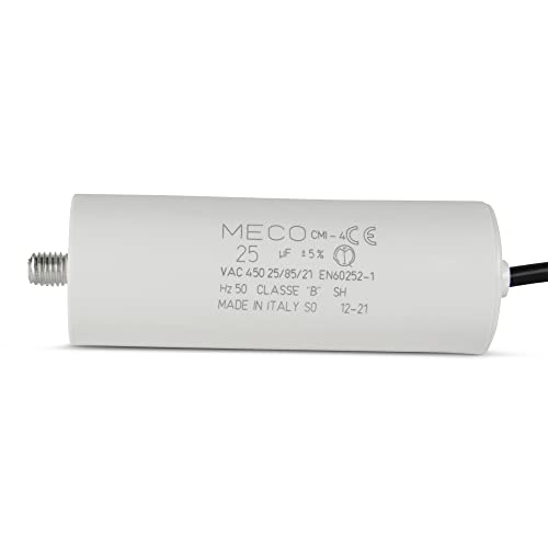 Condensatore Ac Da 70uf Con Cavo Bipolare Per Motore Elettrico