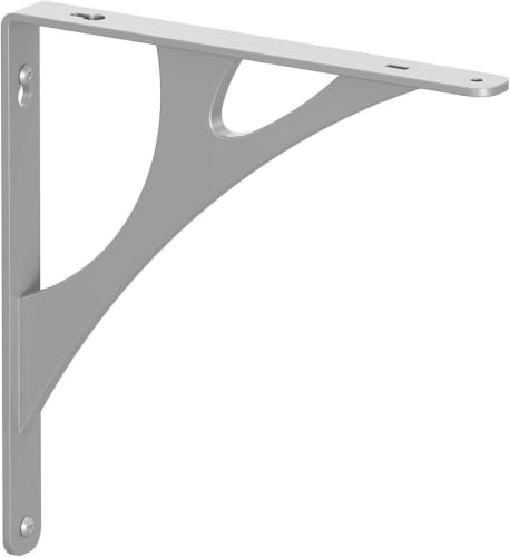 Étagère instable ? Équerre Manhattan nickel satiné 30,5 cm robuste - 2