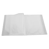 Gogogmee Spezielle Aufbewahrungsmappe für Keramik schablonen aus Kunststoff Große Kapazität Ordner Druckvorlagen Langlebige Weiße Sammelmappe zur Einfachen Organisation und Staubschutz