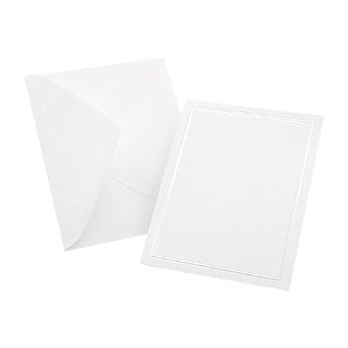 Gartner Studios Blank Cards, White 50 Count - Thumbnail 2