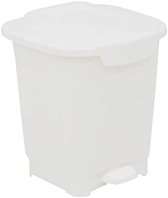 Tramontina 15 Litre Kitchen Indoor Outdoor Rubbish and Waste Recycling Bin with Pedal and Lid, Plastic, 31 cm Length x 34 cm Width x 37.5 cm Height, Black, 92811409