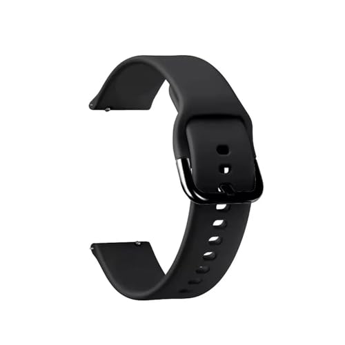 MEVMEVGNLN Fit For Samsung For Galaxy Active 2 �X�}�[�g�E�H�b�`�o���h �V���R���X�|�[�c�u���X���b�g For WatchGear S2 �X�g���b�v�ɓK��(Black,For Gear Sport)