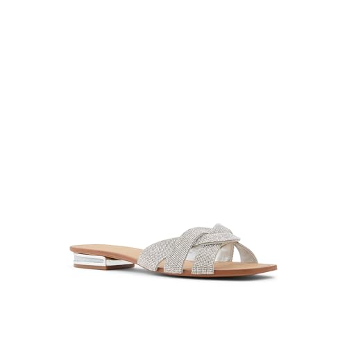 Image of Aldo COREDITH-IN040 Ladies SILVER Flat Sandals