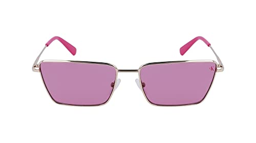 [カルバンクラインジーンズ] サングラス CKJ22217S ゴールド/ピンク 58