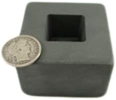 2 oz Gold 1 oz Silver Bar High Density Graphite Tall Cube Mold Loaf Copper