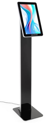 Image of 16 inch Touch Screen Digital Floor Stand, 10pt PCAP Touch, Media Player - Black