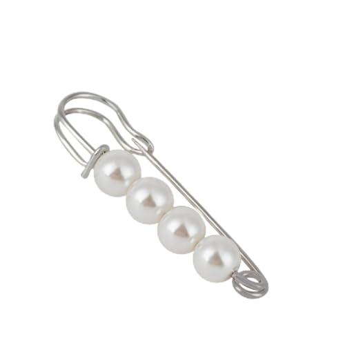 Bijoux de mariage broche écharpe perle | Accessoire chic pour robe et étole