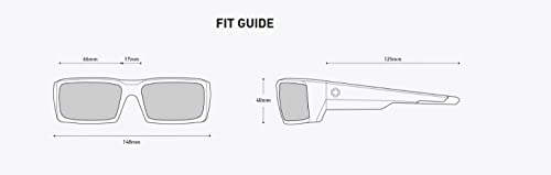 Spy Optic General Sunglasses Soft Matte Black with Happy Dark Gray Green Polar with Dark Blue Spectra Mirror Lens + Case4